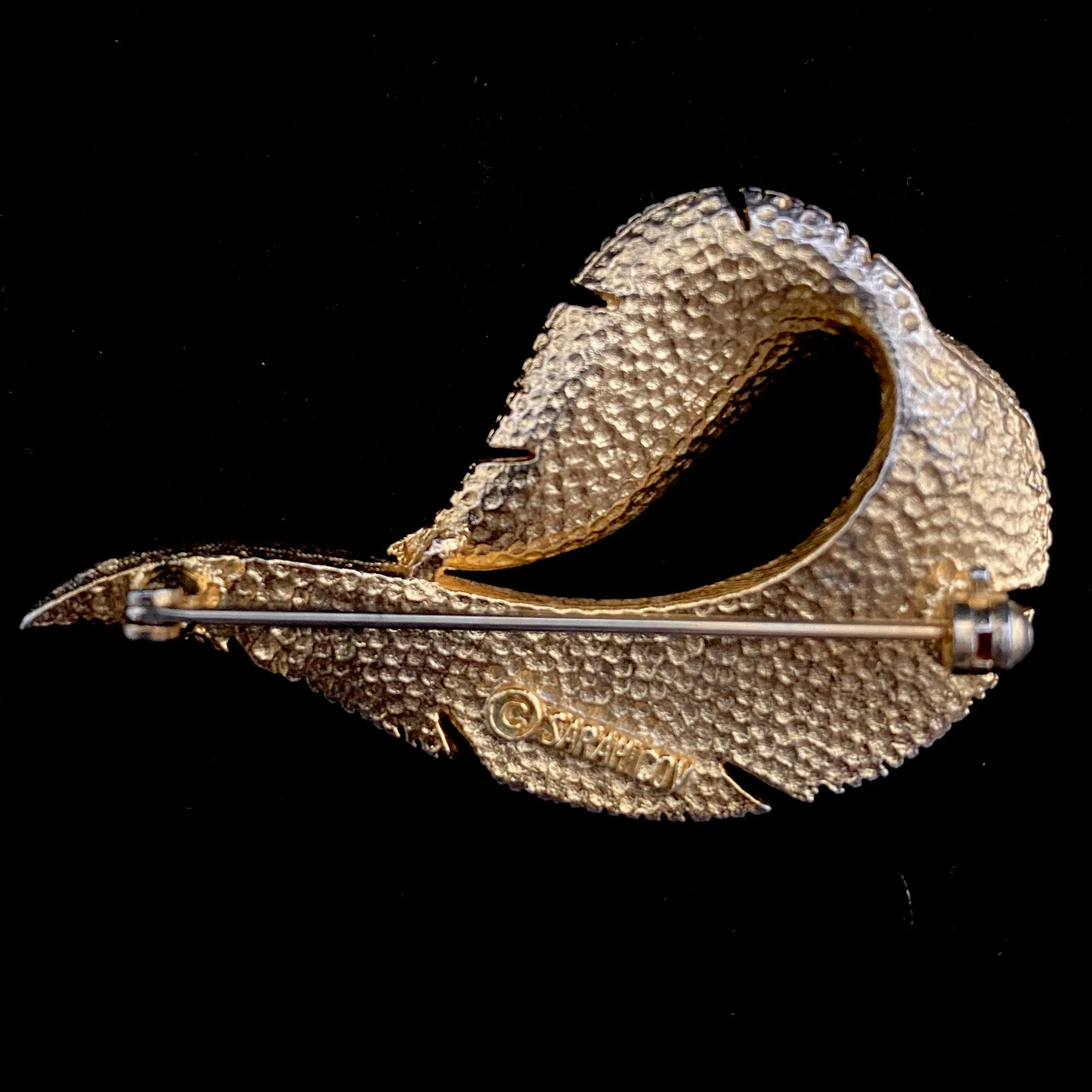 1968 Sarah Coventry Feather Bright Brooch