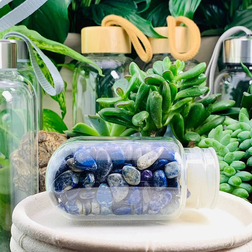 Black Friday - Lapis Lazuli Gem Pod Water Bottle 💧
