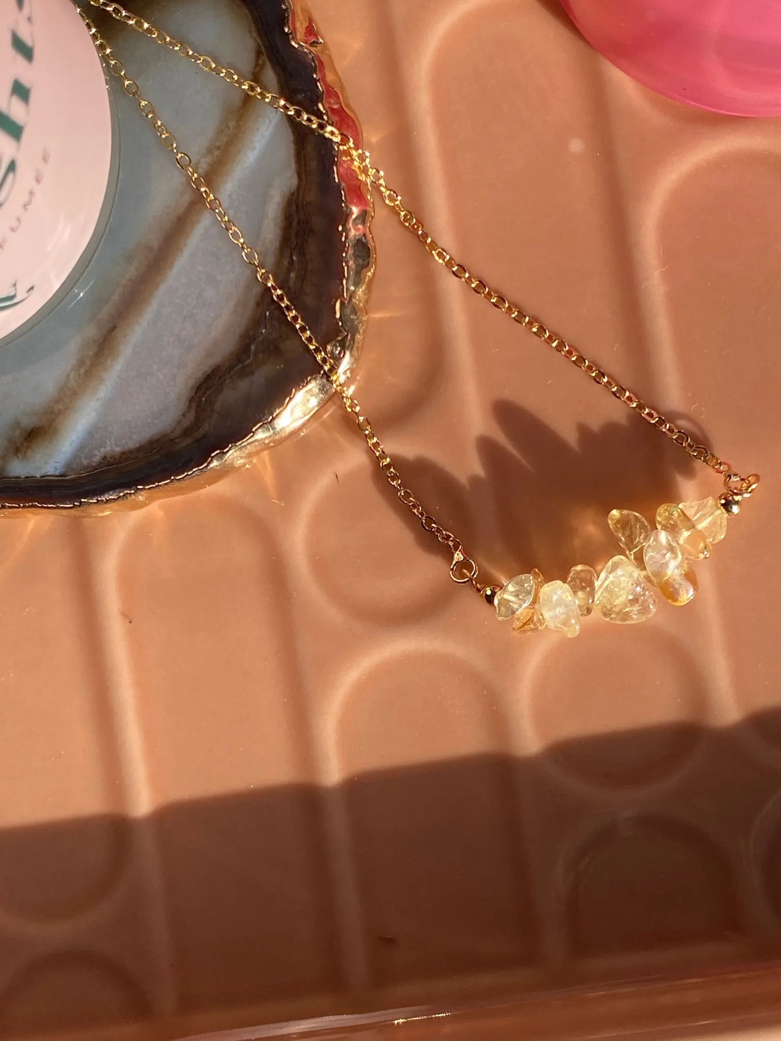 Carrie Pendant | Citrine