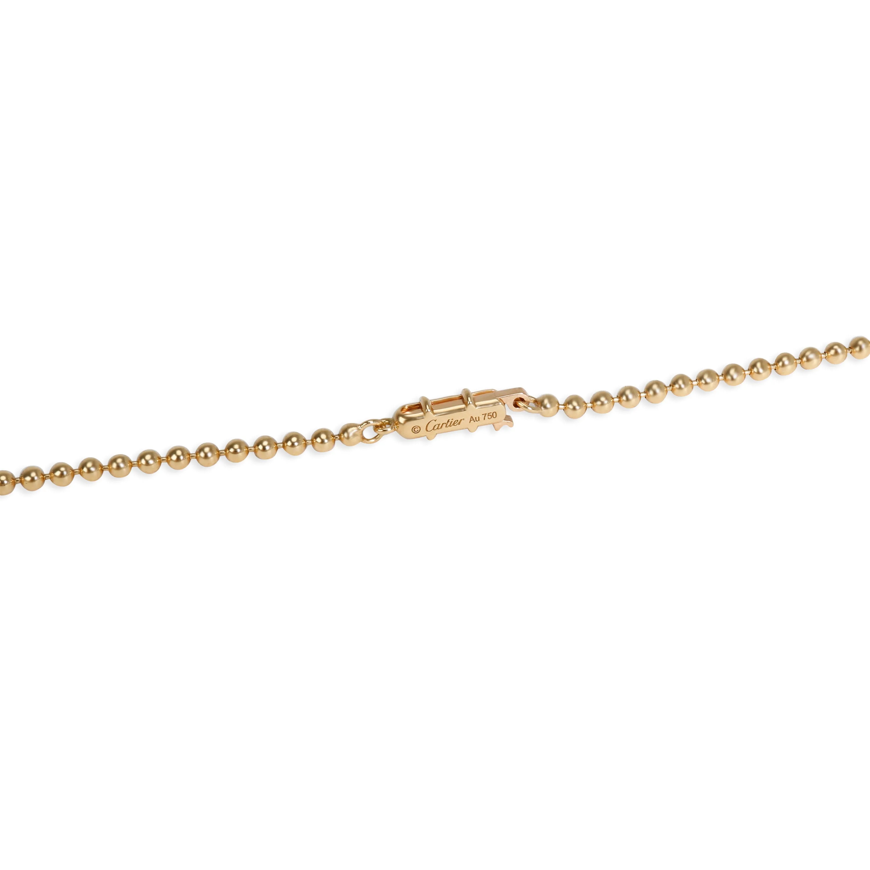 Cartier Panthere Citrine, Lacquer, Tsavorite & Diamond Necklace in 18KT Gold