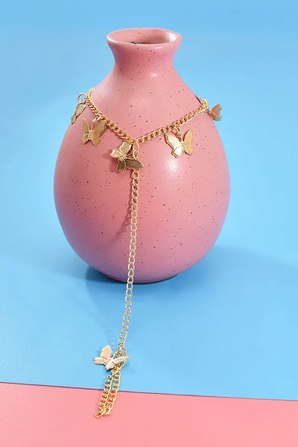 Chic Butterfly Bracelet & Ring Suit
