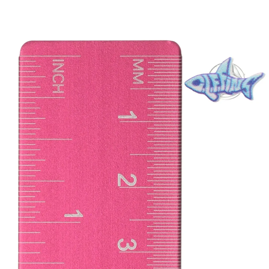 Clear Lake Forest Fins Swimming Studs Hypoallergenic Earrings for Sensitive Ears Made with Plastic Posts