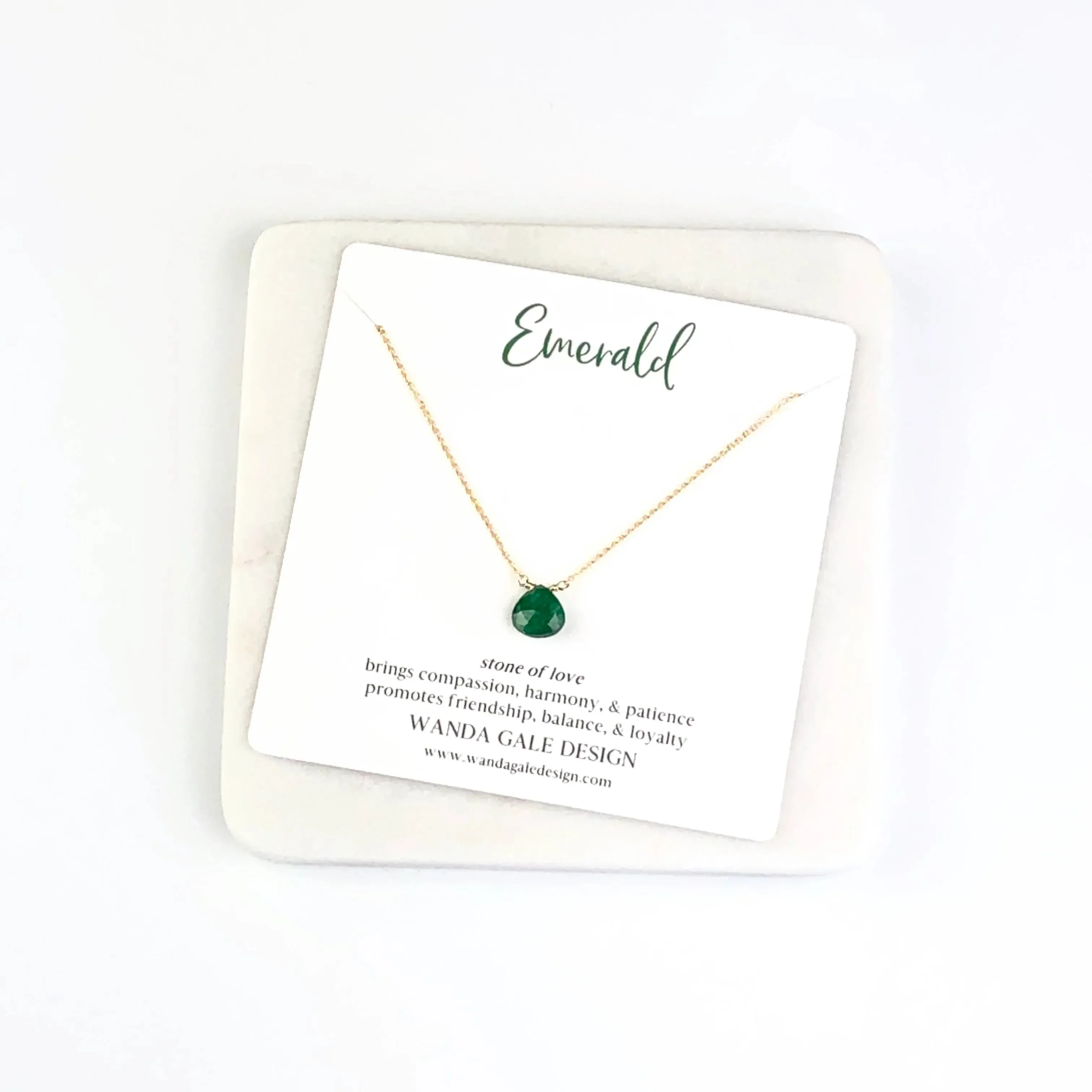 Energy stone necklace - Black Spinel