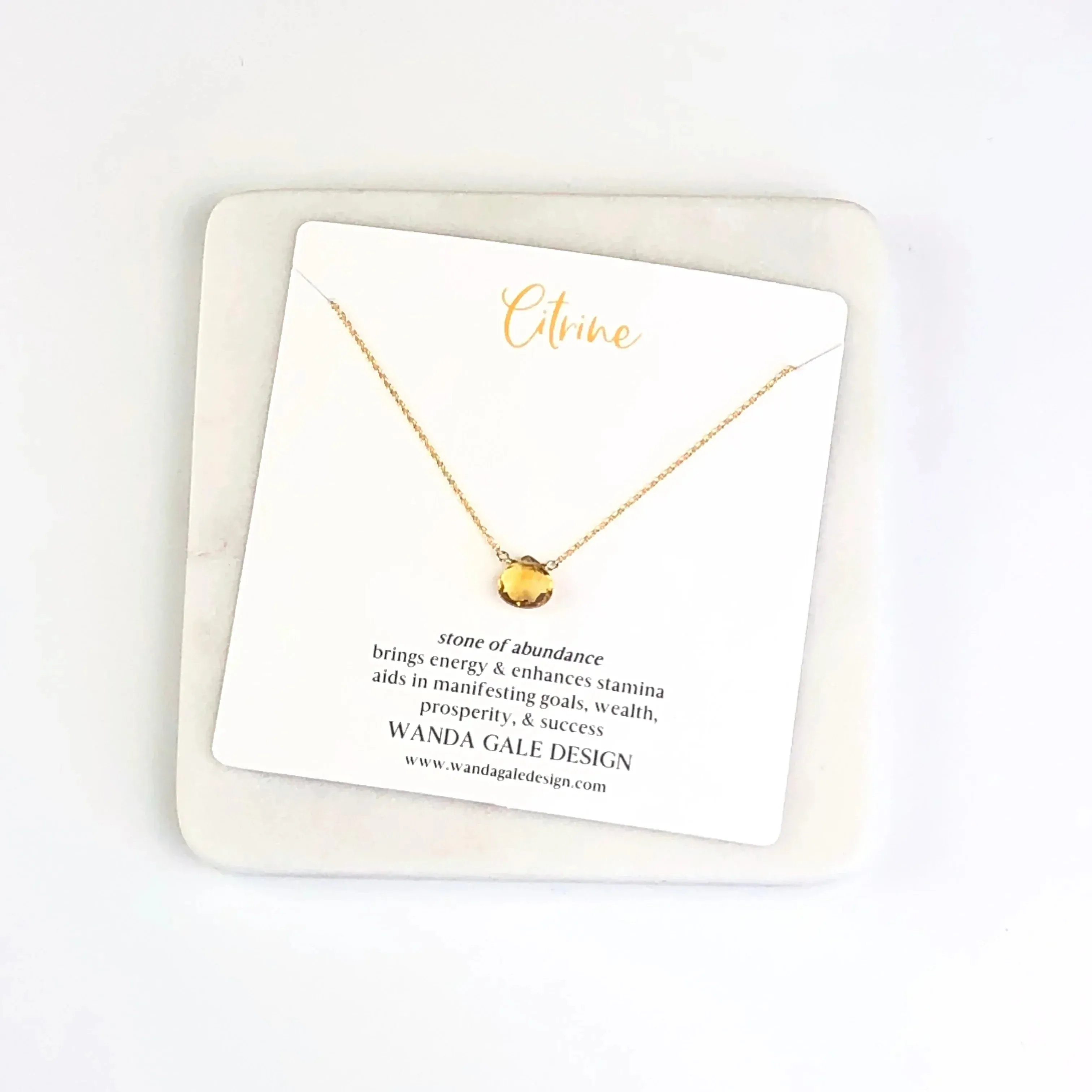 Energy stone necklace - Blue Topaz
