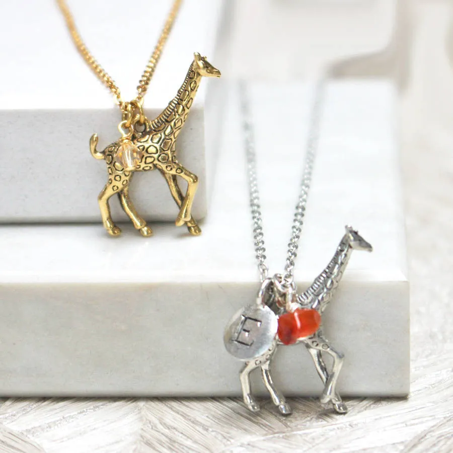 Giraffe Charm Necklace (out of stock)