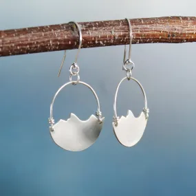 Silver Mountain Earrings