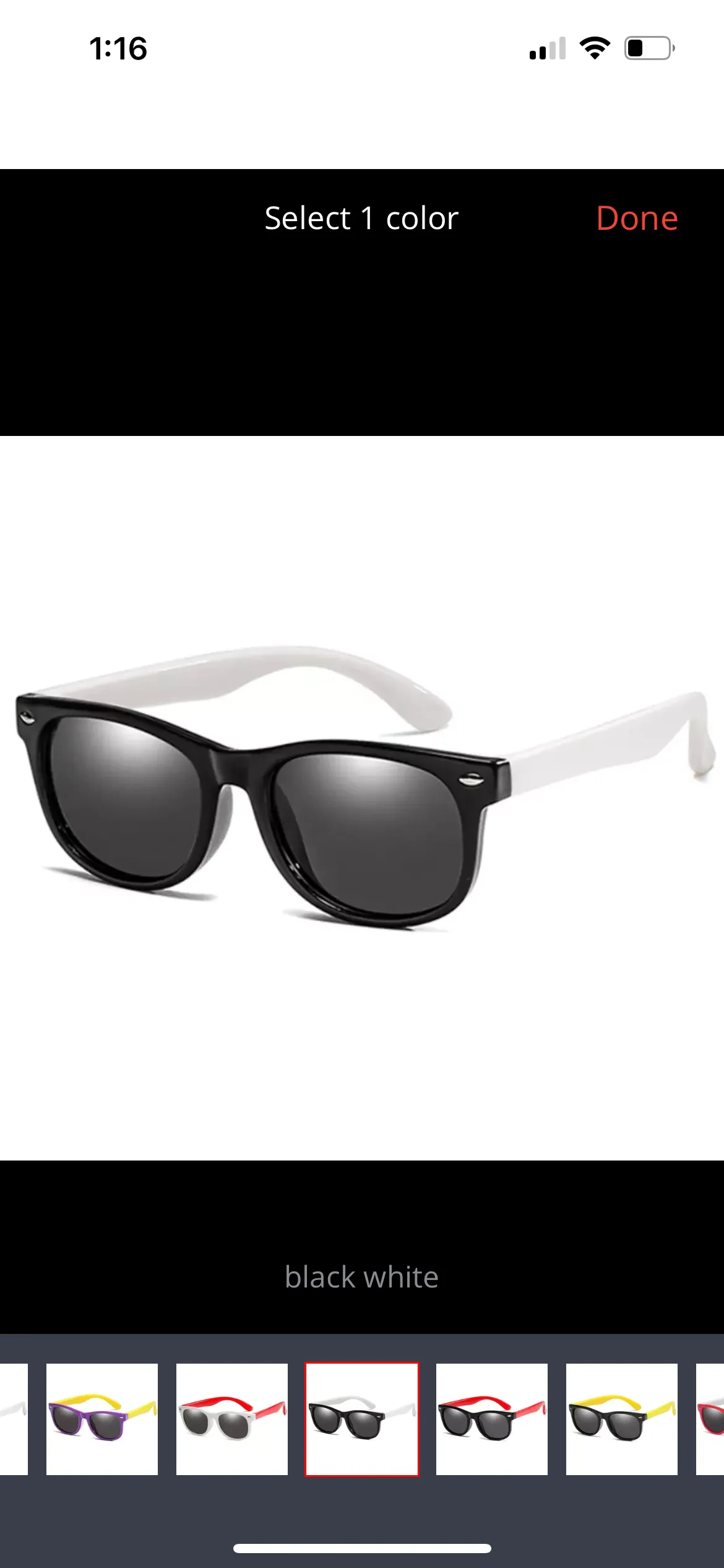 Ultra Flexible Boys Sunglasses - Black